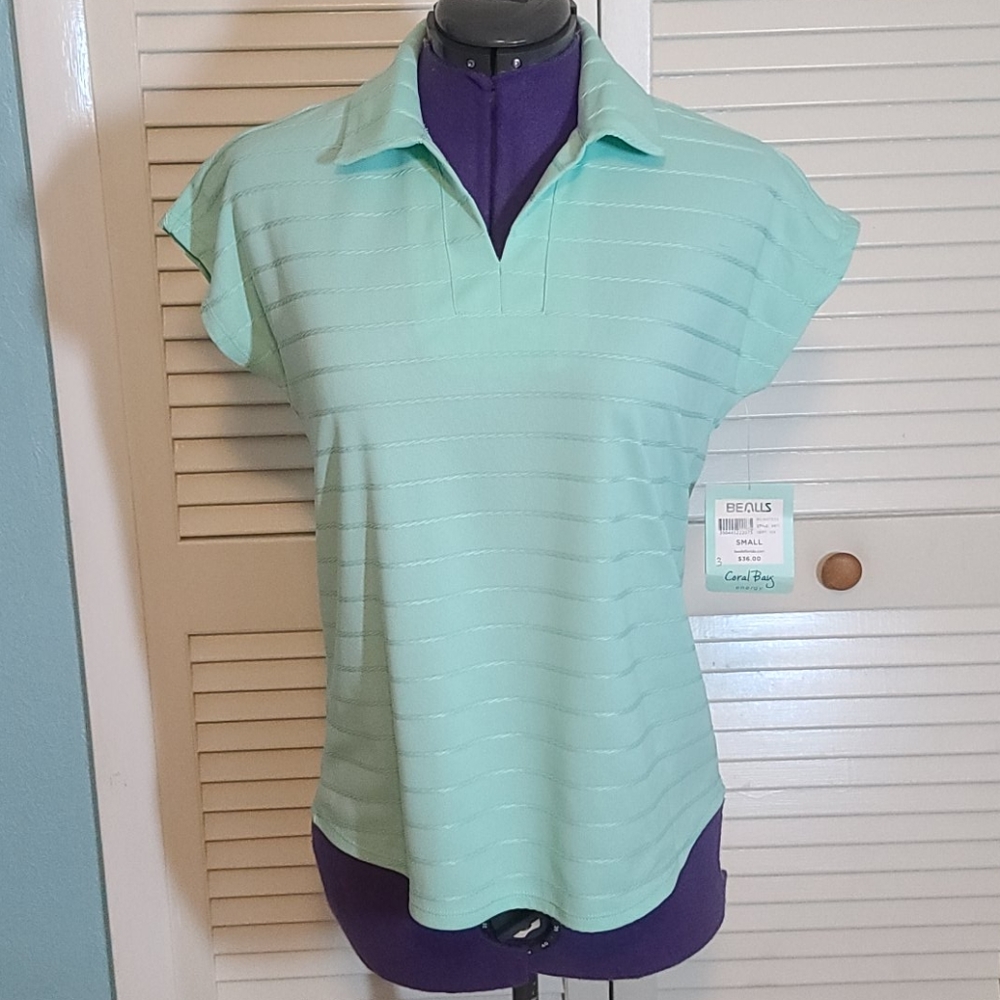 Coral Bay Energy Womens Horizontal Stripe, Size S